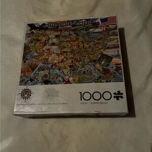 Buffala United States Map Puzzle - 1000 Pieces